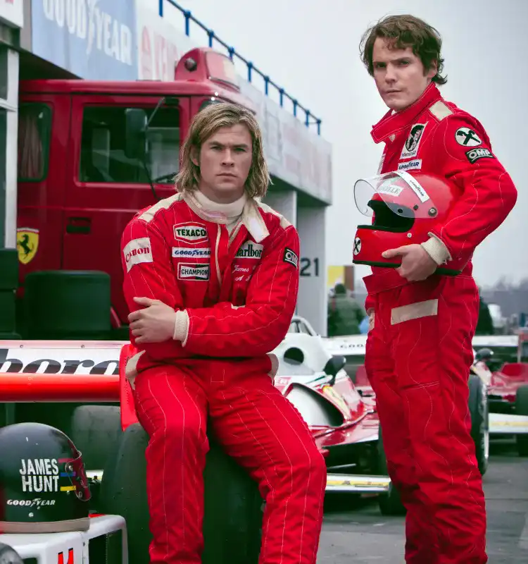 James Hunt et Niki Lauda